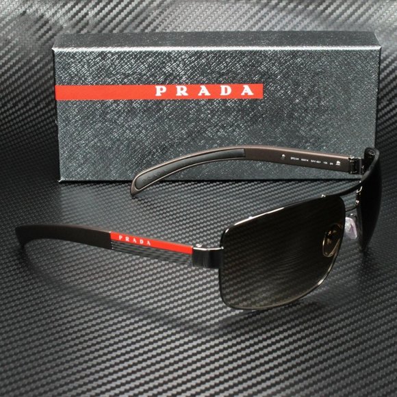Prada 65mm Gradient Men's Sunglasses - Picture 2 of 4